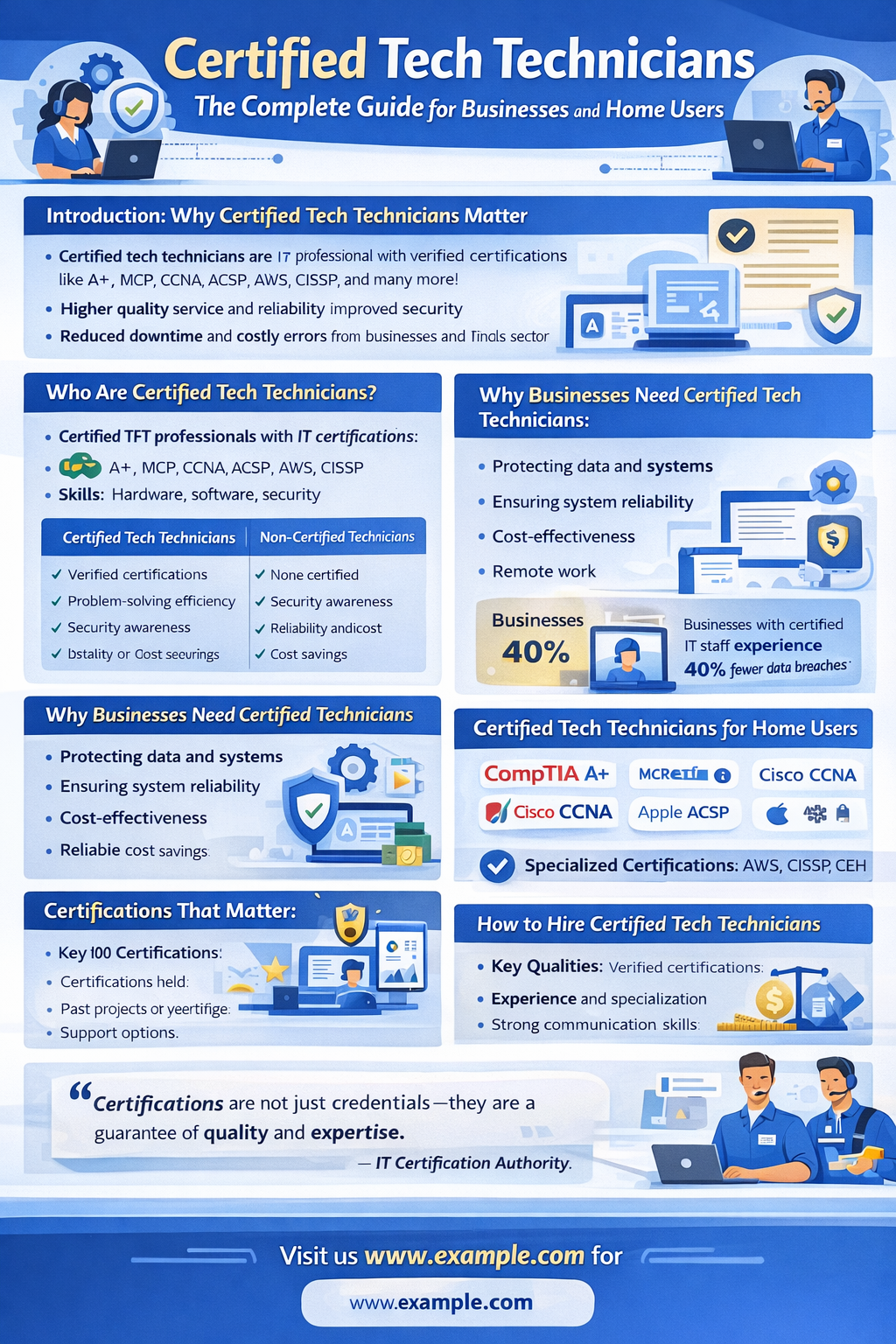 certified tech technicians