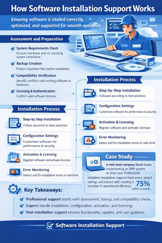software installation support