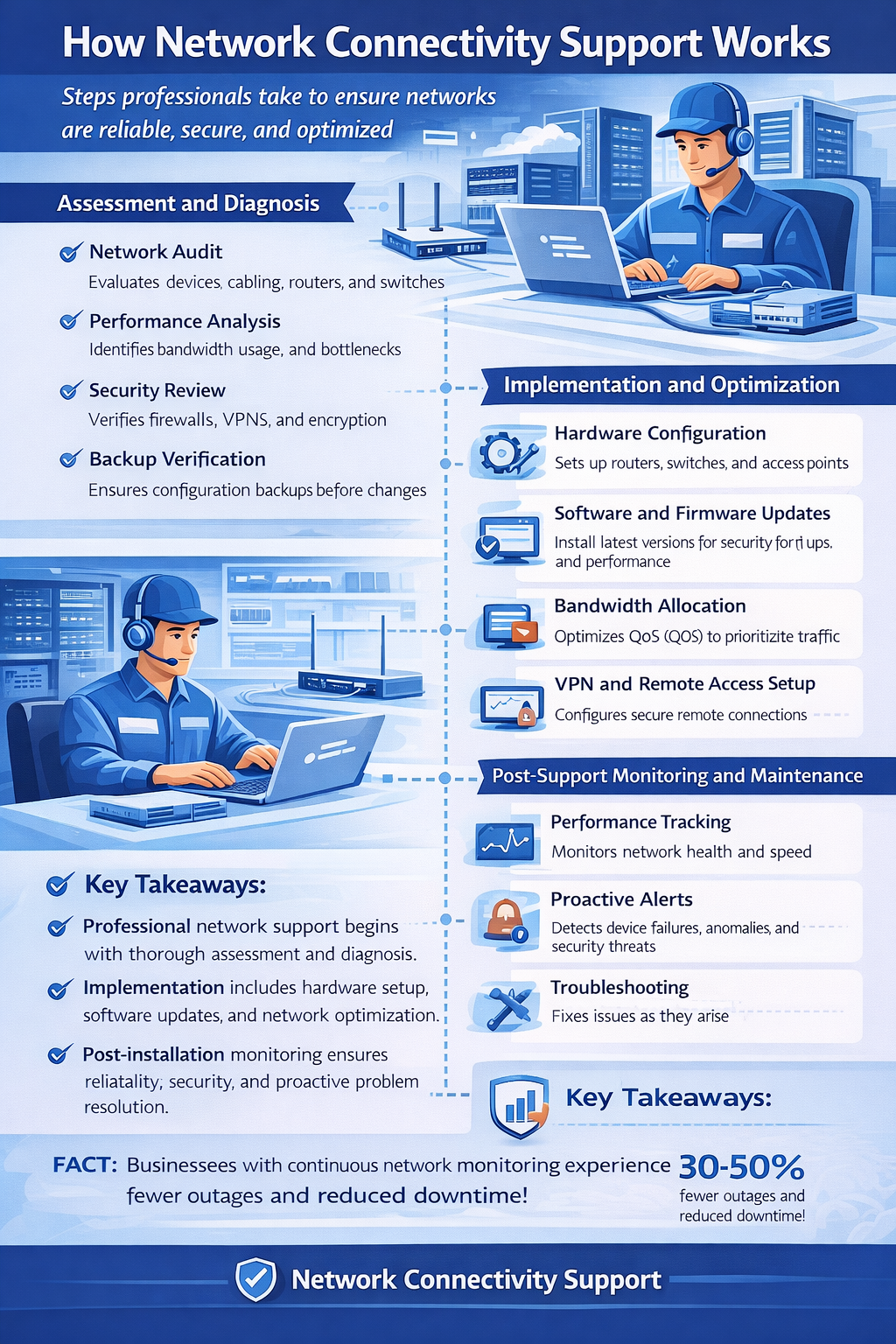 network connectivity support