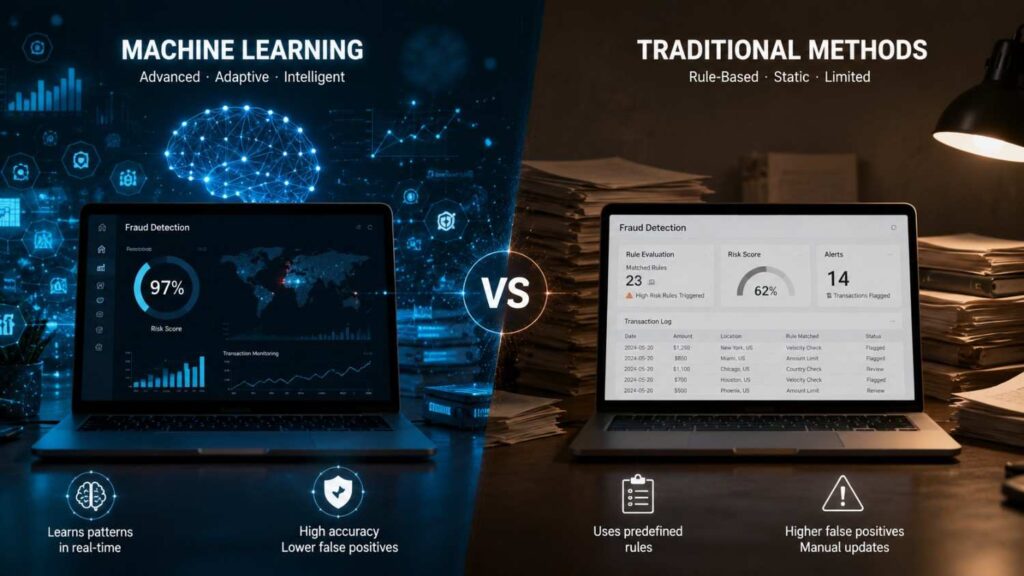 Machine Learning vs. Traditional Methods in Fraud Detection